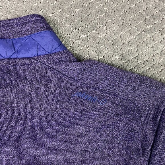 Johnnie-O Reflex 1/4 Zip Sweater Men's Medium Purple Knit Pullover Jumper Golf - Picture 6 of 13